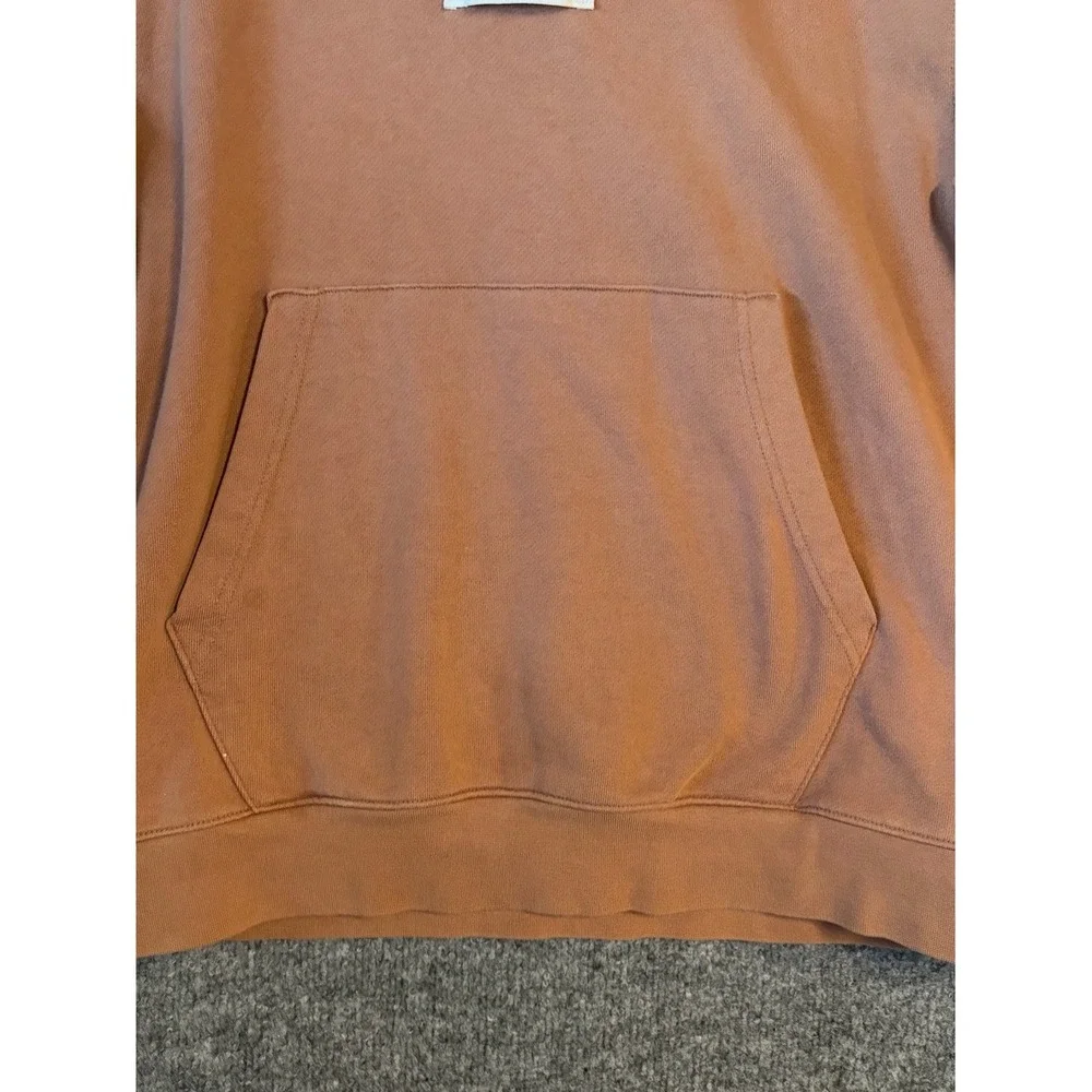 Jordan Flight Hoodie Mens Medium Orange DA9816-256 Essentials Sweatshirt
